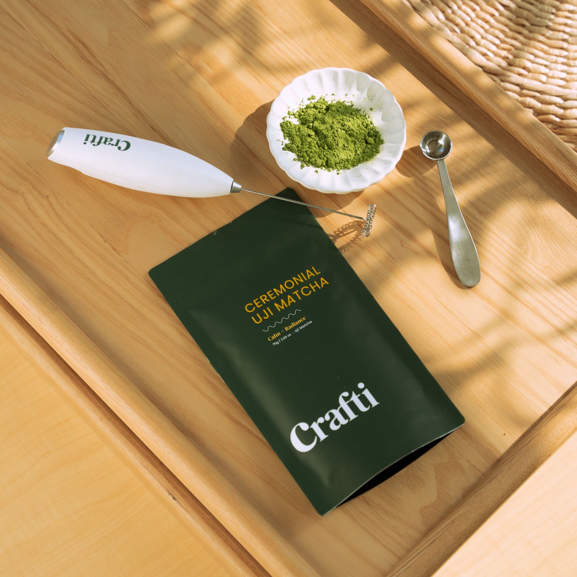 Ceremonial Barista Matcha 75g + Free 1-Minute Matcha Kit