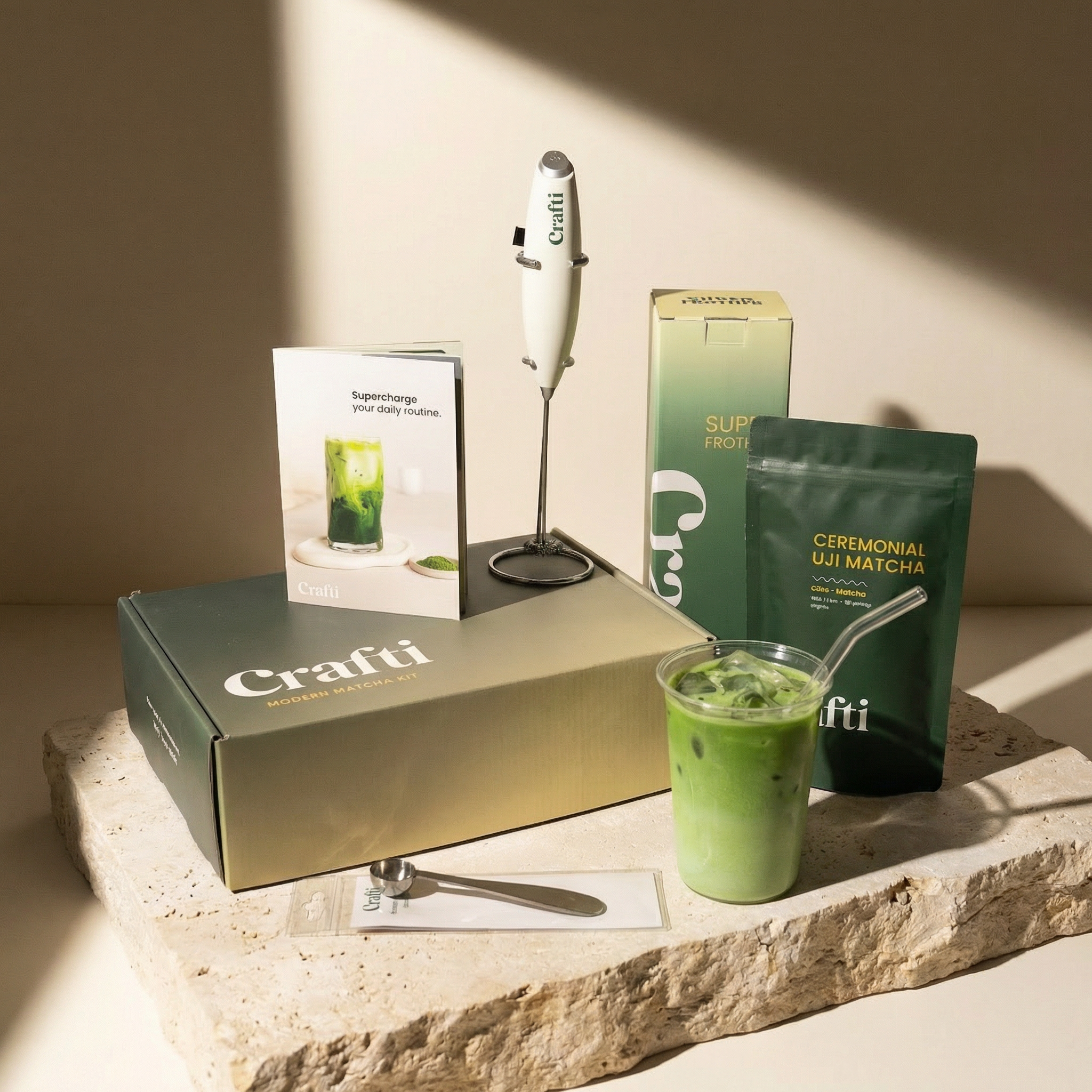 Ceremonial Barista Matcha 75g + Free 1-Minute Matcha Kit